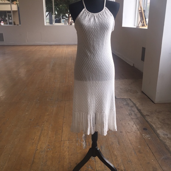 Catherine Malandrino white stretchy lace mesh dress - Picture 5 of 9